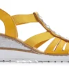 Rieker Kiilasandaalit V3572-68 Keltainen