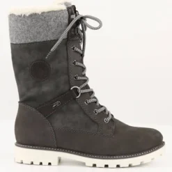 Rieker Remonte Naisten Korkeavartiset Nilkkurit D8474-45 Harmaa