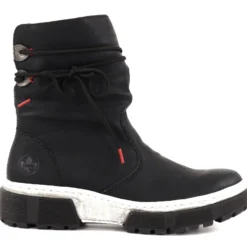 Rieker Naisten Nilkkurit X8658-00 Musta