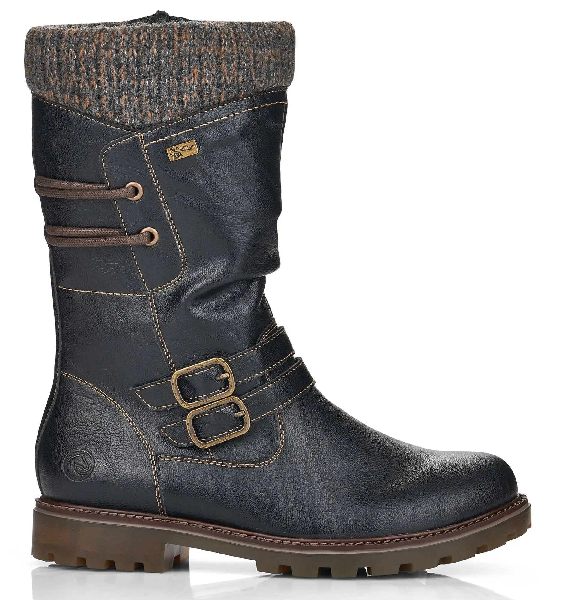 Rieker Remonte Lampaanvillavuorelliset Saapikkaat D8478-01 Musta 1 Rieker Remonte Lampaanvillavuorelliset Saapikkaat D8478-01 Musta