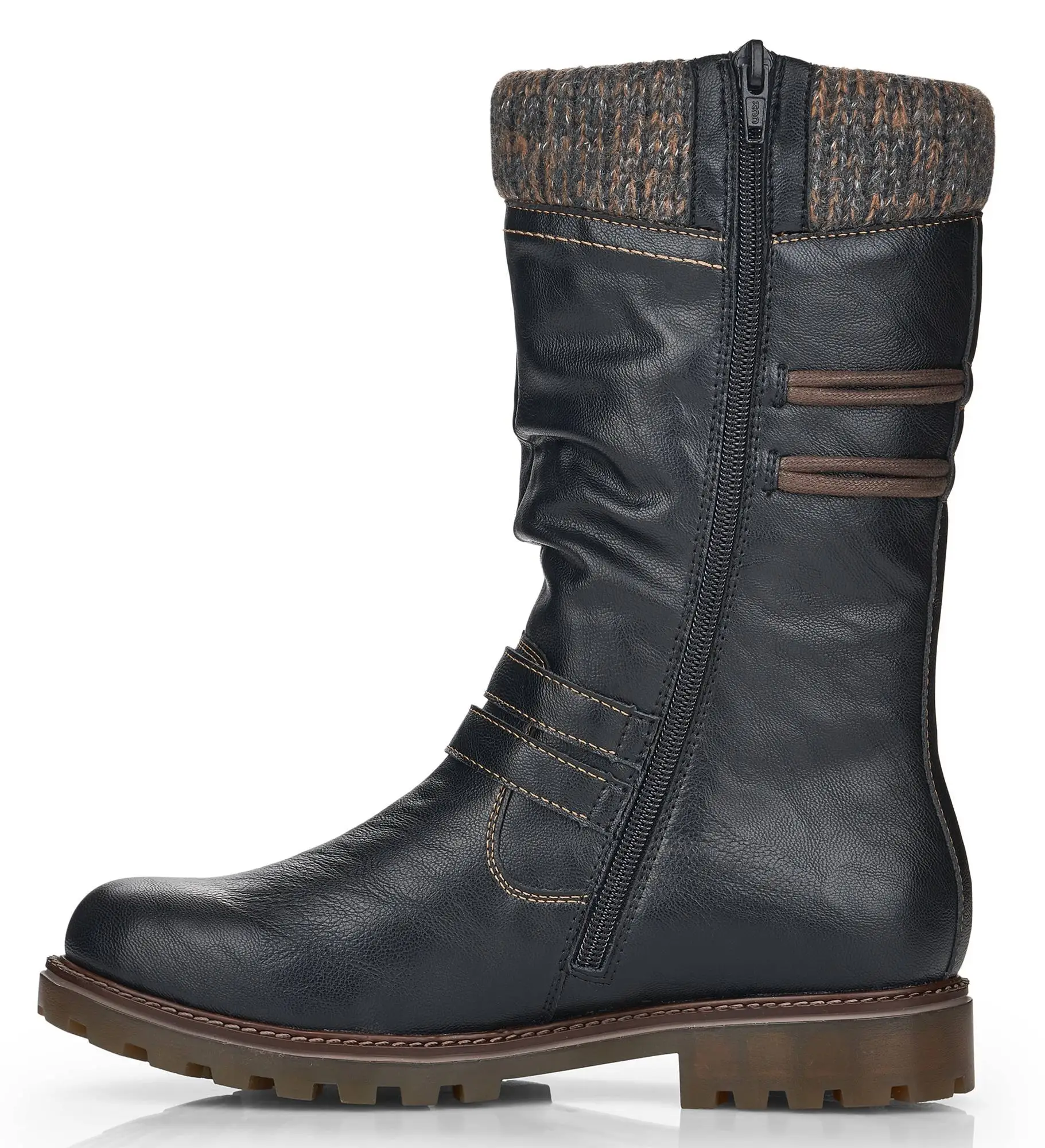 Rieker Remonte Lampaanvillavuorelliset Saapikkaat D8478-01 Musta 2 Rieker Remonte Lampaanvillavuorelliset Saapikkaat D8478-01 Musta - Image 2