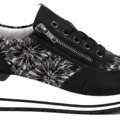 Rieker Remonte Naisten Kiilatennarit Irroitettavalla Pohjallisella D3203-04 Musta