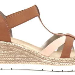 Rieker Naisten Kiilasandaalit 61995-81 Ruskea