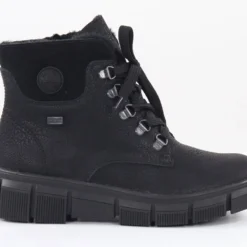 Rieker Naisten Vettähylkivät Nilkkurit X3433-00 Musta