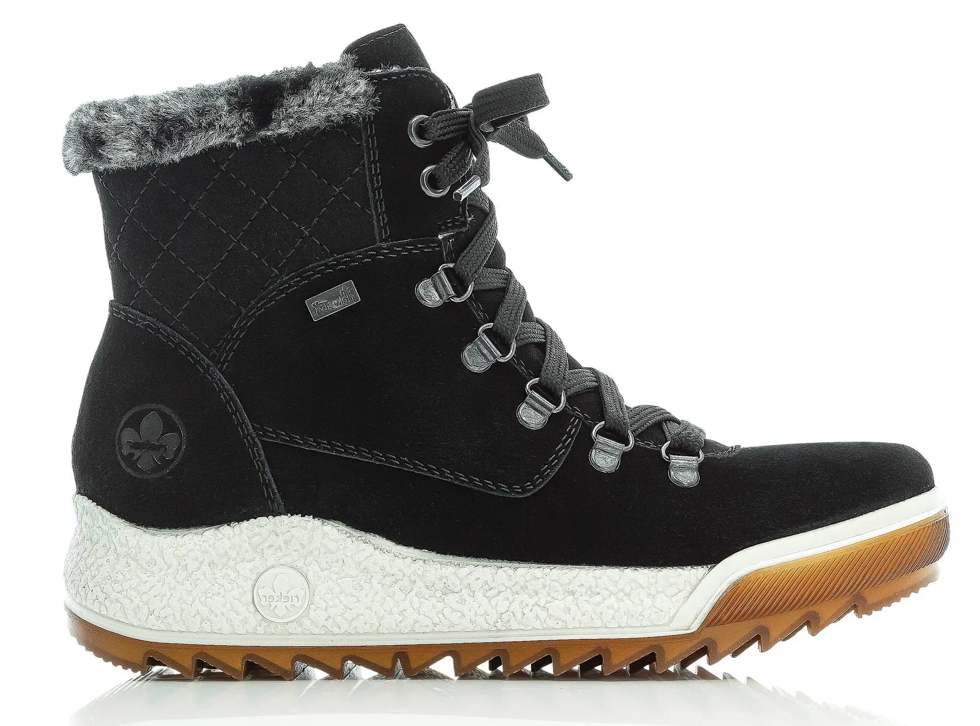 Rieker Naisten Lämminvuoriset Vettähylkivät Nilkkurit Y4733-00 Musta 1 Rieker Naisten Lämminvuoriset Vettähylkivät Nilkkurit Y4733-00 Musta