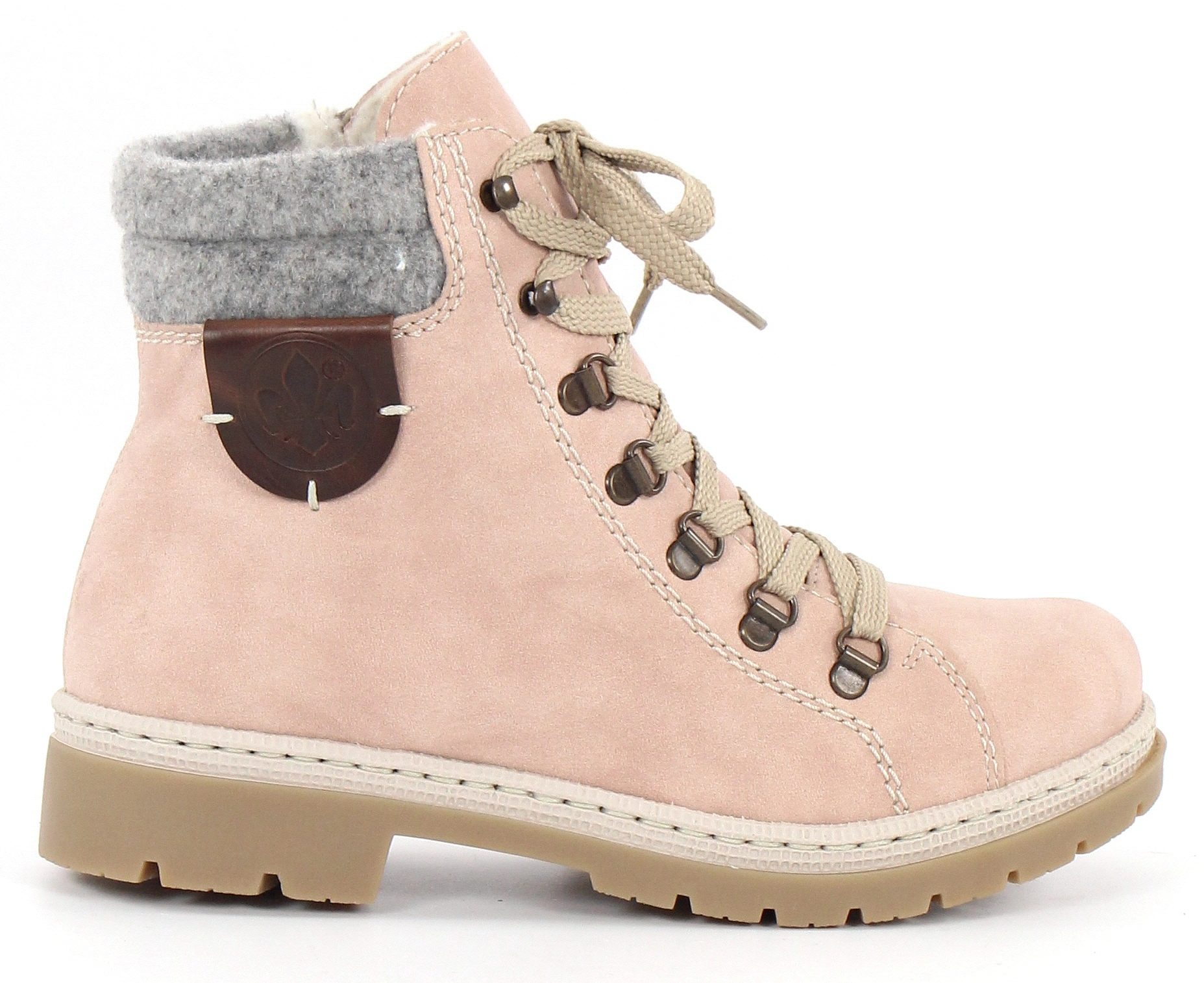 Rieker Naisten Lämminvuoriset Nilkkurit Y9430-32 Roosa 1 Rieker Naisten Lämminvuoriset Nilkkurit Y9430-32 Roosa