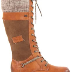 Rieker Vettähylkivät Lämminvuoriset Saappaat Z0442-24 Ruskea