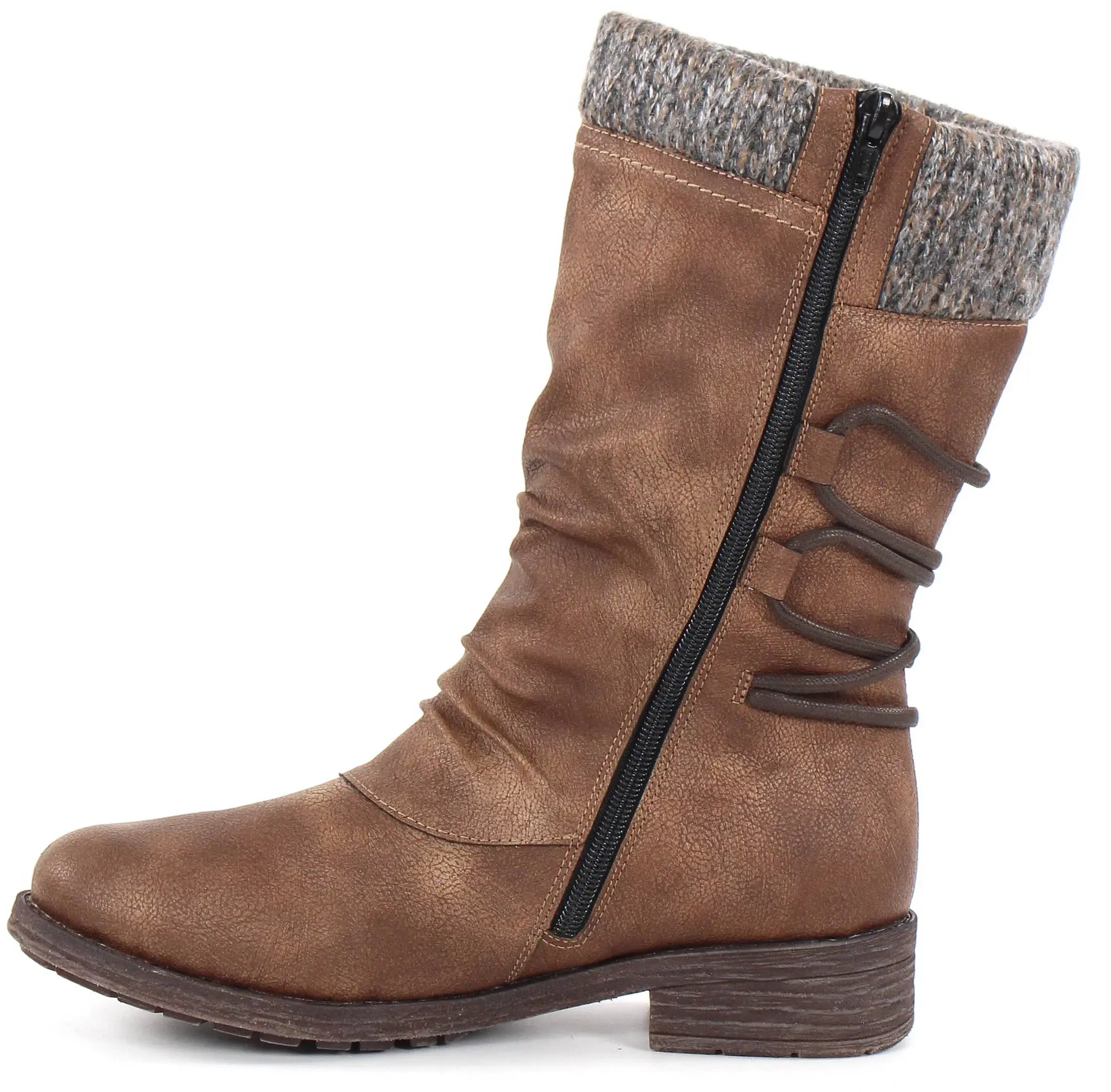 Rieker Remonte Naisten Vettähylkivät Saappaat D8070-25 Ruskea 2 Rieker Remonte Naisten Vettähylkivät Saappaat D8070-25 Ruskea - Image 2