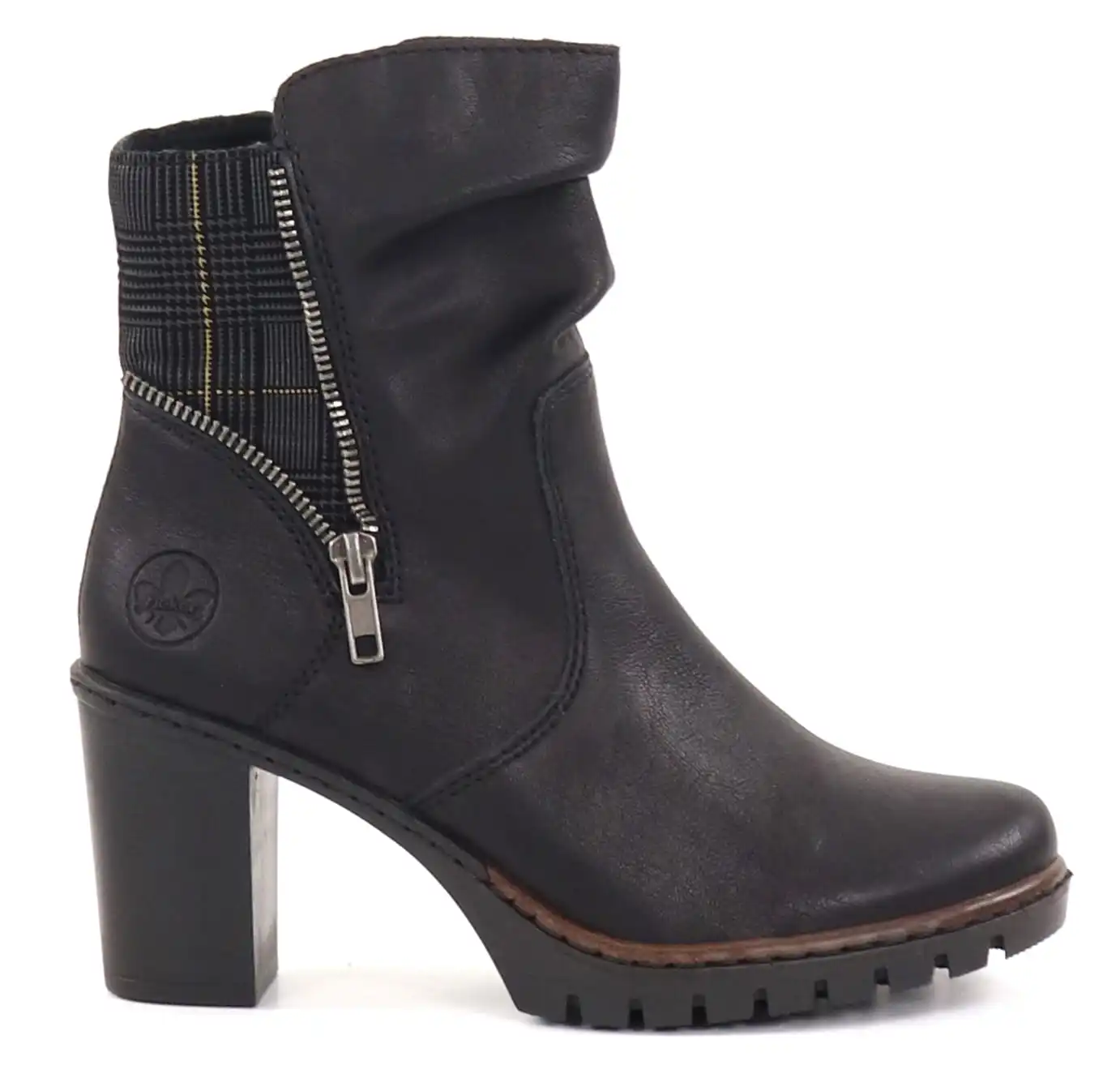 Rieker Naisten Nilkkurit Y2551-01 Musta 1 Rieker Naisten Nilkkurit Y2551-01 Musta