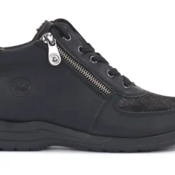 Rieker Naisten Leveälestiset Nilkkurit L1840-00 Musta