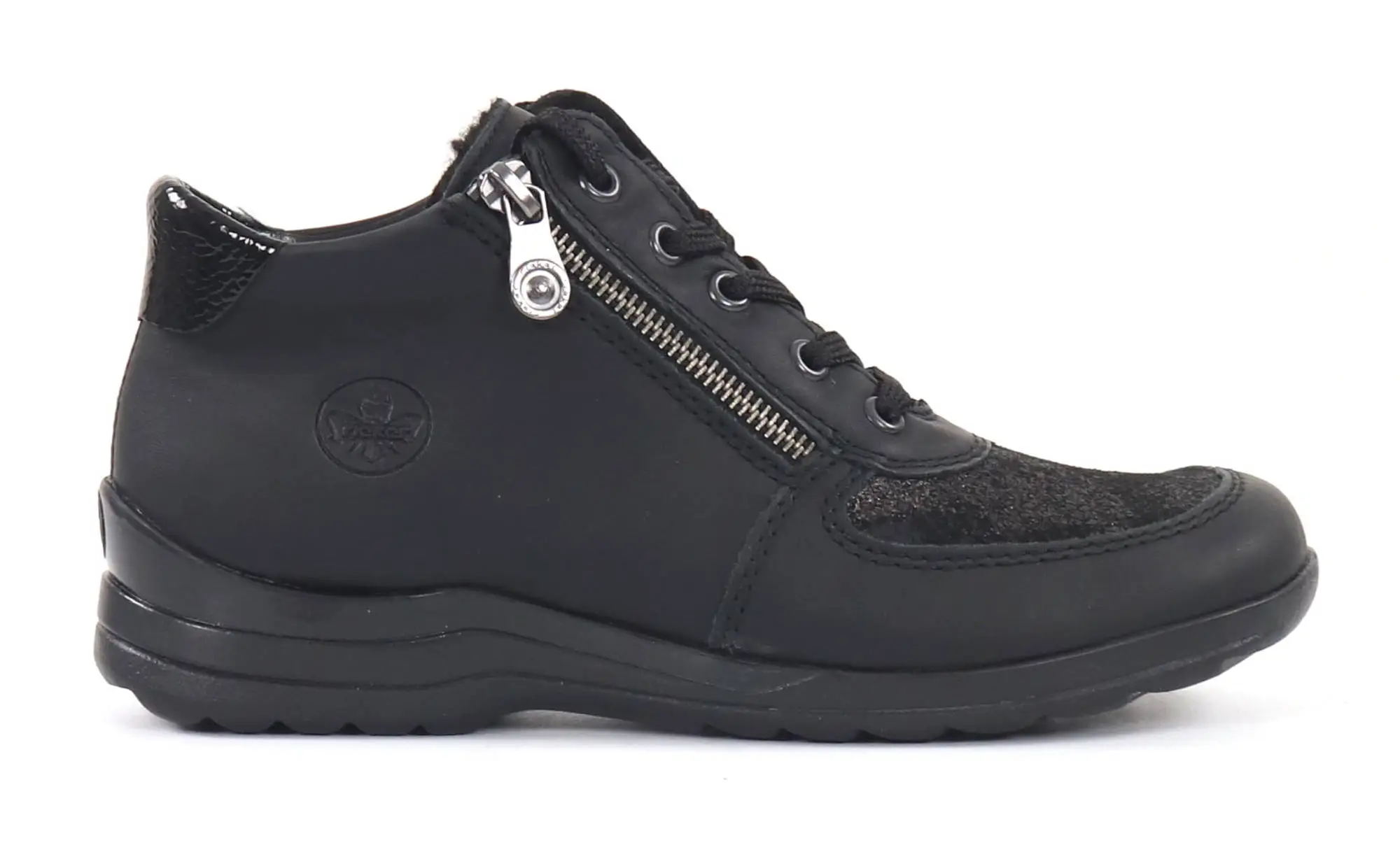 Rieker Naisten Leveälestiset Nilkkurit L1840-00 Musta 1 Rieker Naisten Leveälestiset Nilkkurit L1840-00 Musta