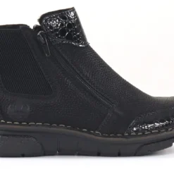 Rieker Naisten Fleecevuorelliset Nilkkurit 73355-00 Musta