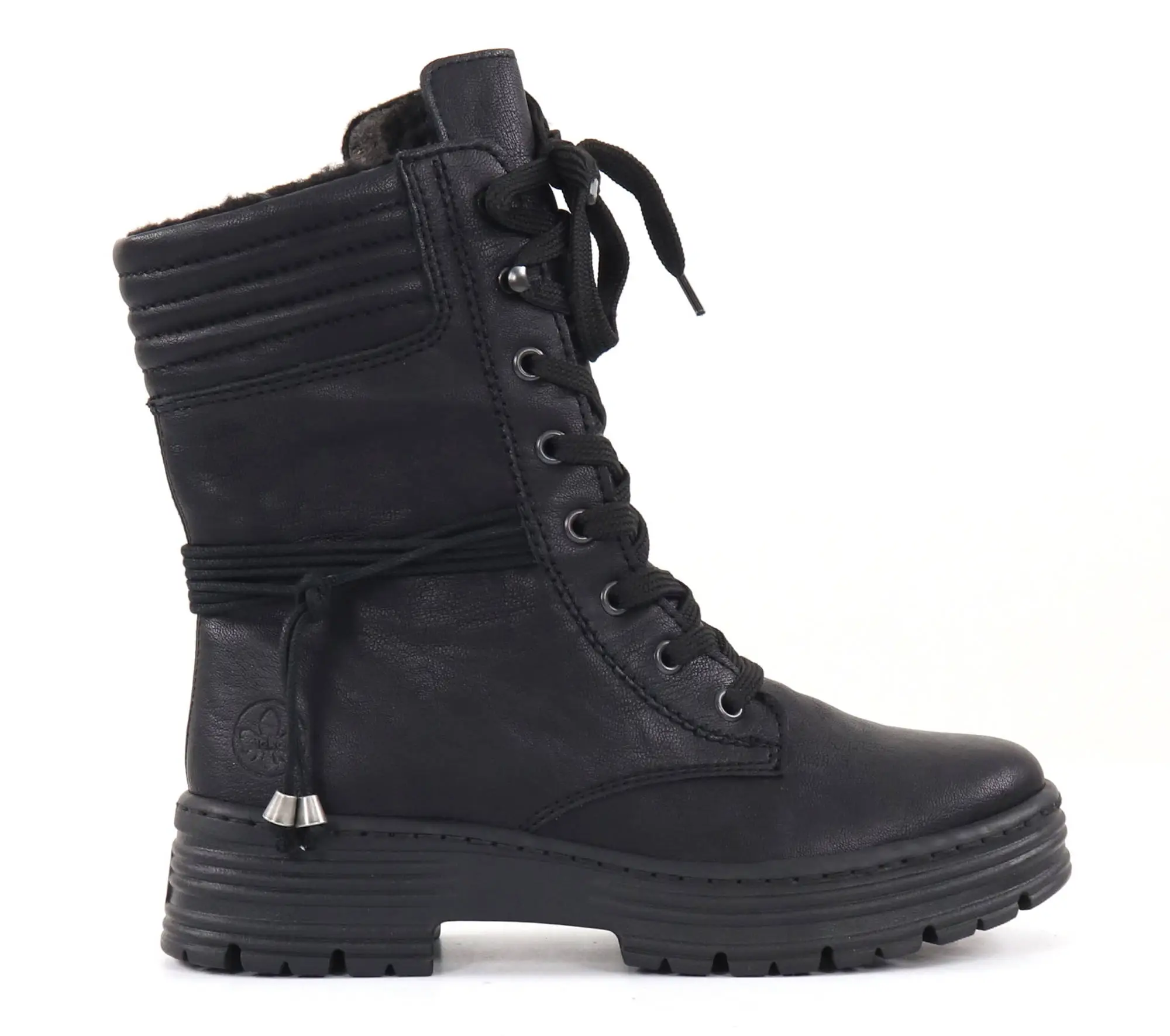 Rieker Naisten Keinomateriaaliset Nilkkurit X8521-00 Musta 1 Rieker Naisten Keinomateriaaliset Nilkkurit X8521-00 Musta