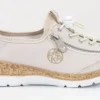 Rieker Naisten Tennarit N4263-81 Valk./beige