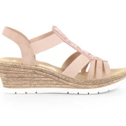 Rieker Naisten Kiilasandaalit 61913-31 Roosa