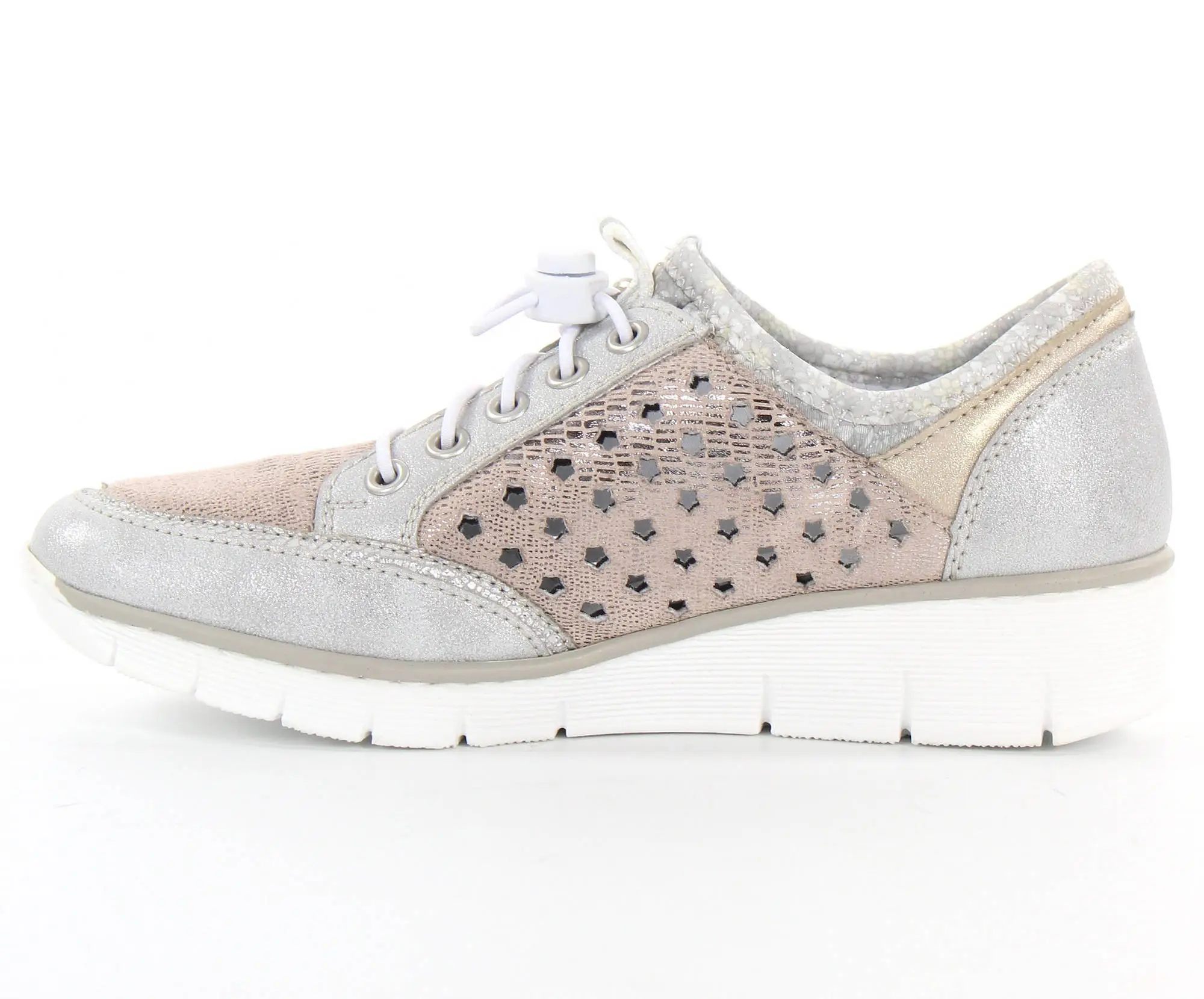 Rieker Kävelykengät 537T3-80 Hopea/roosa 2 Rieker Kävelykengät 537T3-80 Hopea/roosa - Image 2