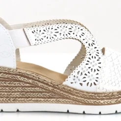 Rieker Kiilasandaalit 61916-80 Valkoinen