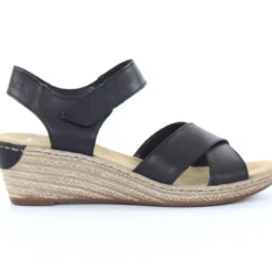 Rieker Kiilasandaalit 62443-00 Musta