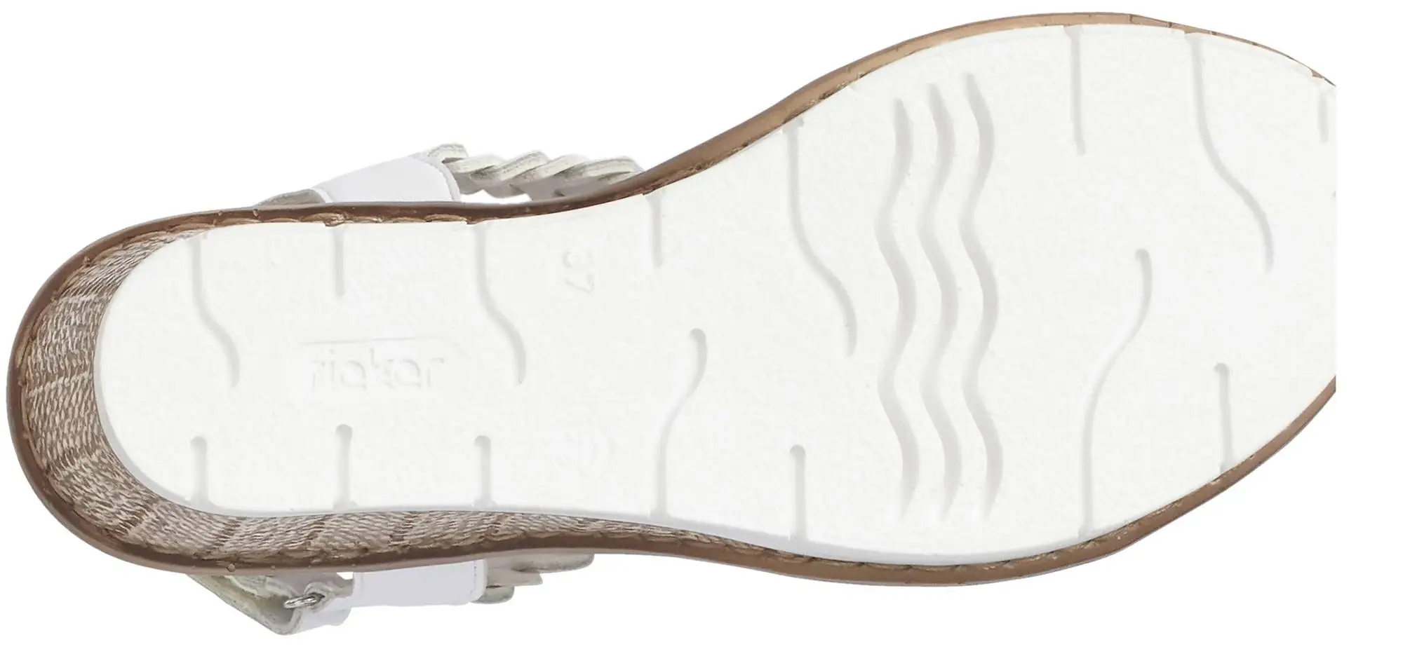 Rieker Kiilasandaalit 655H4-80 Valkoinen 4 Rieker Kiilasandaalit 655H4-80 Valkoinen - Image 4