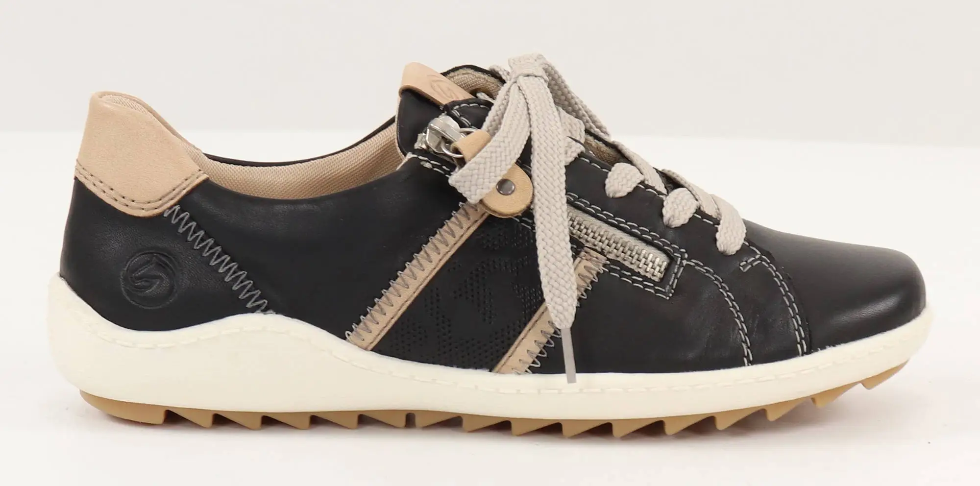 Rieker Remonte Naisten Kävelykengät Nahkaa R1426-01 Musta 1 Rieker Remonte Naisten Kävelykengät Nahkaa R1426-01 Musta