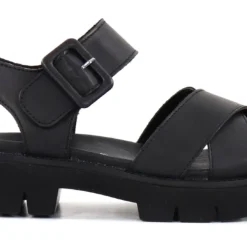 Rieker Remonte Naisten Sandaalit Nahkaa D7950-00 Musta