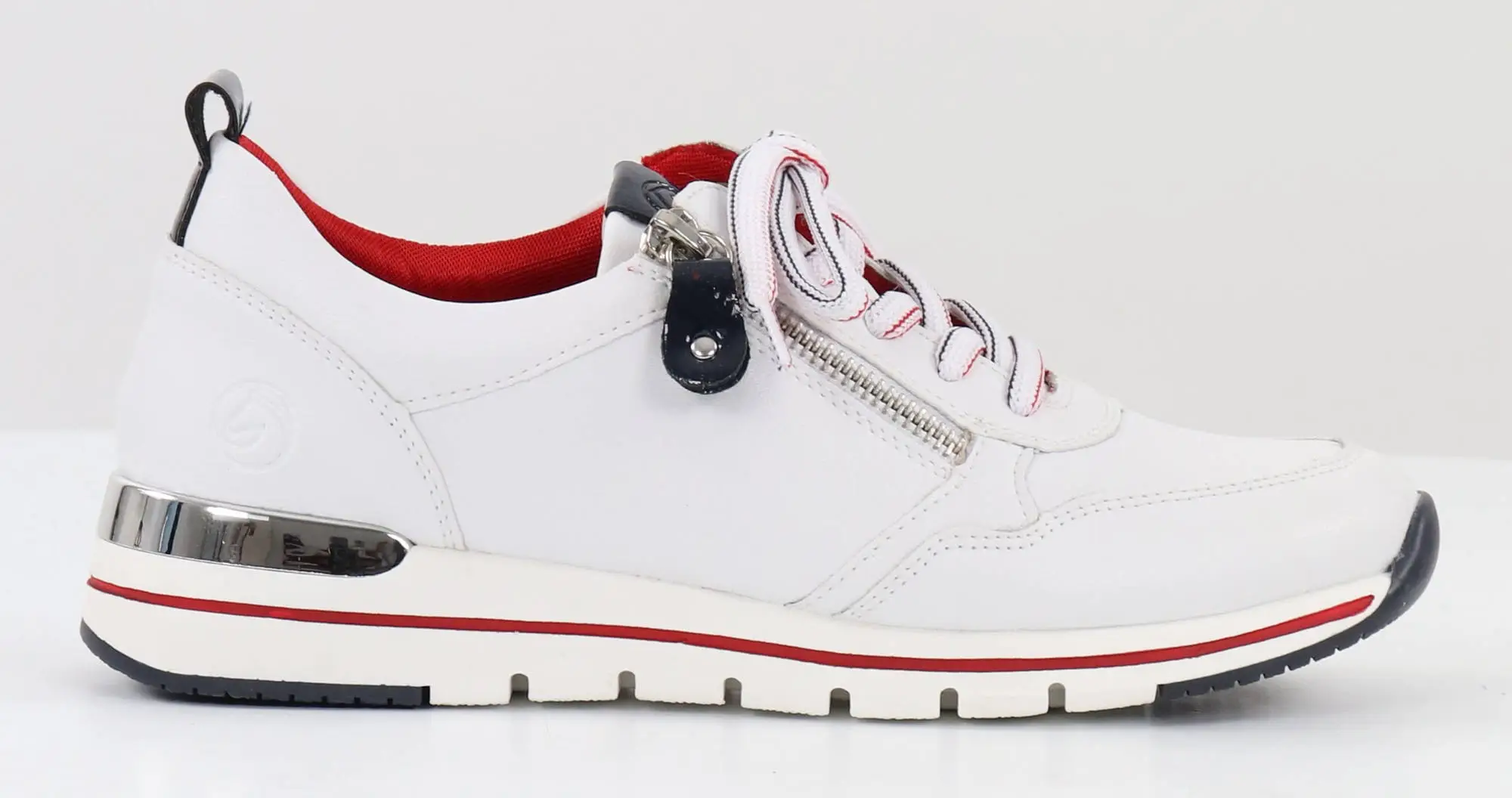 Rieker Remonte Naisten Tennarit Nahkaa R6704-80 Valkoinen 1 Rieker Remonte Naisten Tennarit Nahkaa R6704-80 Valkoinen