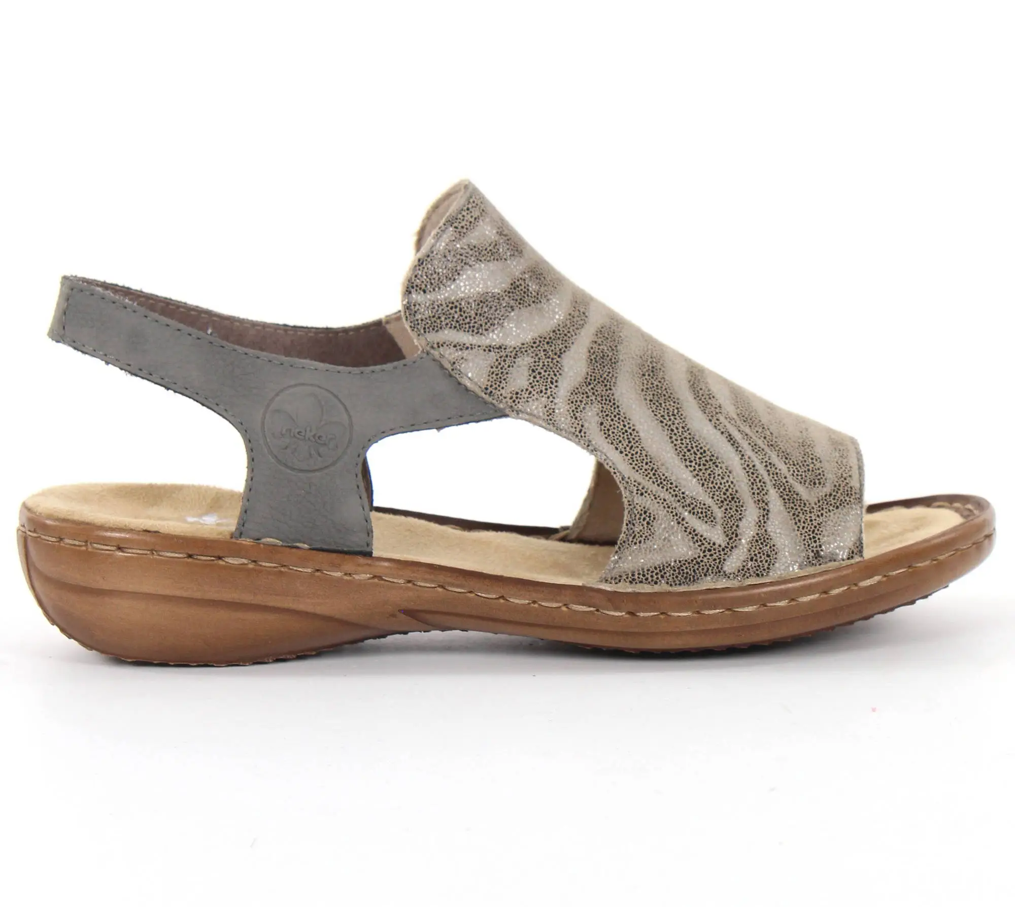 Rieker Sandaalit 60840-42 Harmaa 1 Rieker Sandaalit 60840-42 Harmaa