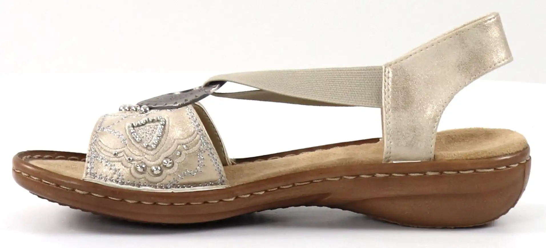 Rieker Sandaalit 608B9-60 Beige 2 Rieker Sandaalit 608B9-60 Beige - Image 2