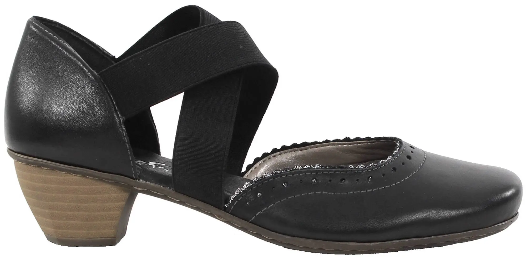 Rieker Kävelykengät 41753-00 Musta 1 Rieker Kävelykengät 41753-00 Musta