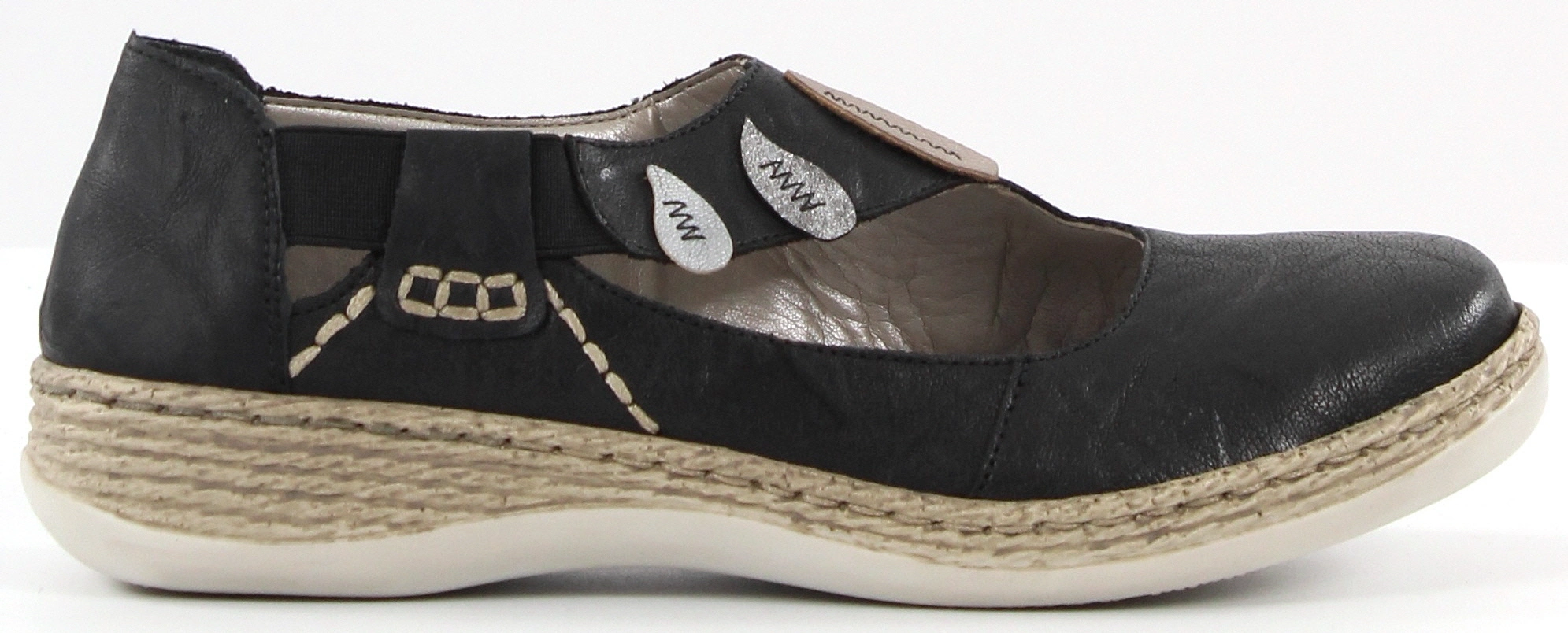 Rieker Kävelykengät 46473-00 Musta 2 Rieker Kävelykengät 46473-00 Musta - Image 2