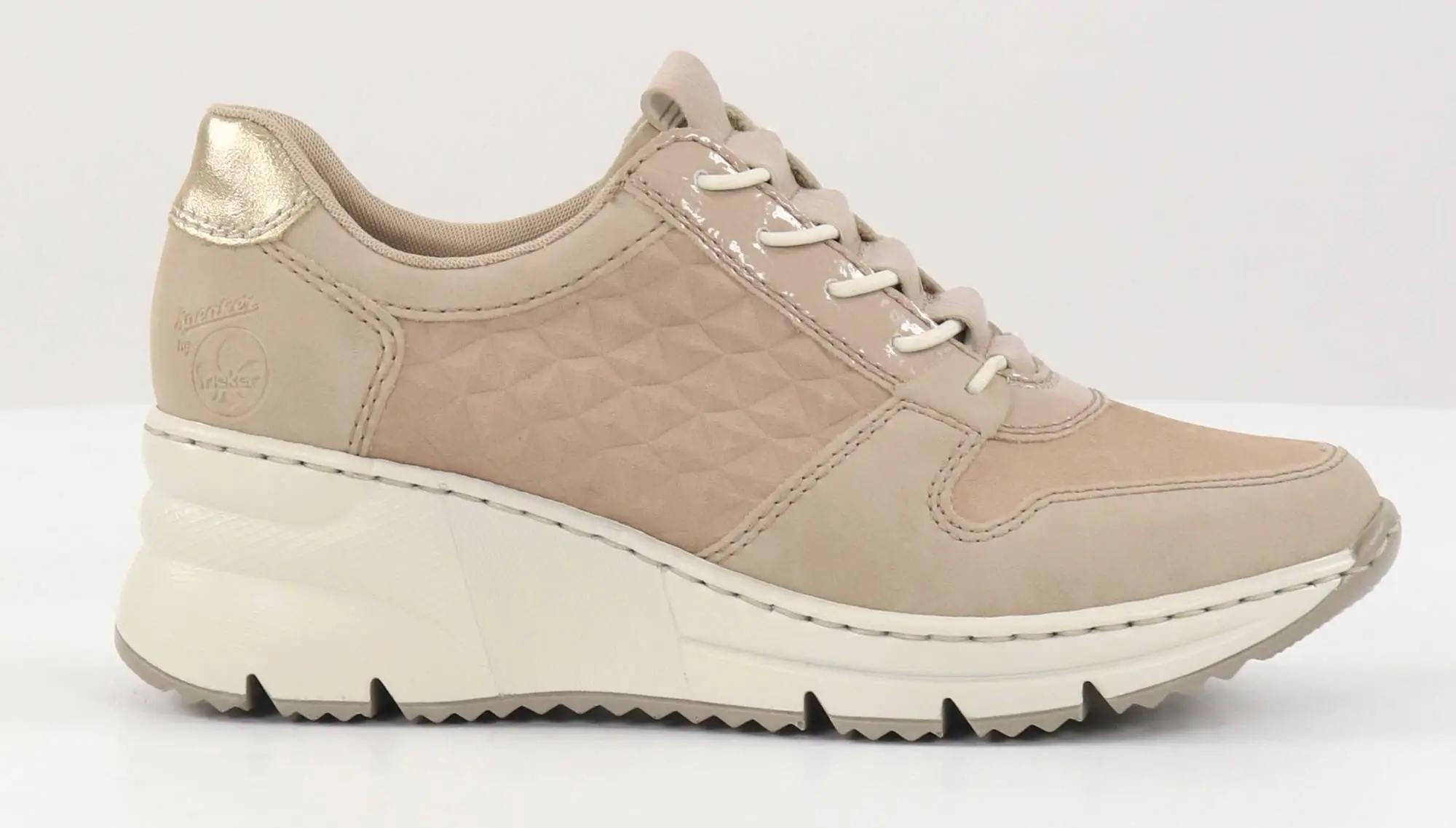 Rieker Naisten Tennarit N6353-60 Beige 1 Rieker Naisten Tennarit N6353-60 Beige
