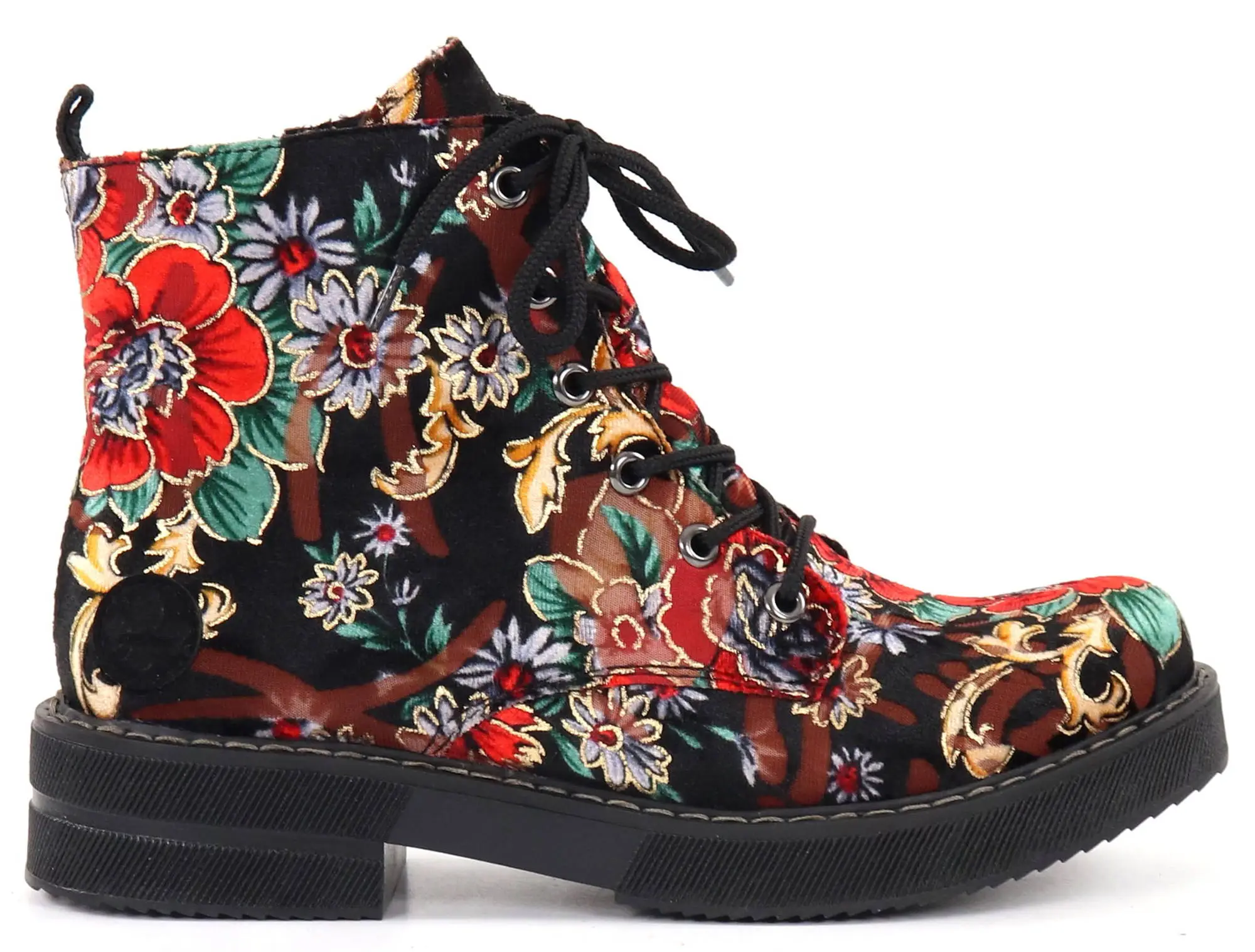 Rieker Naisten Nilkkurit 72010-90 Musta Multi 1 Rieker Naisten Nilkkurit 72010-90 Musta Multi