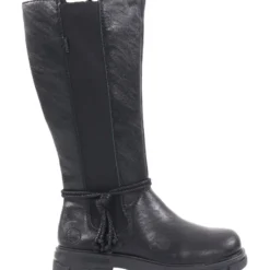 Rieker Naisten Saappaat Keinomateriaalia Z9193-00 Musta