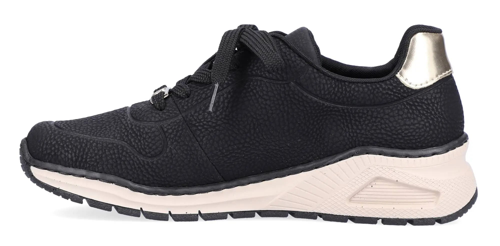 Rieker Naisten Tennarit Keinomateriaalia M4903-00 Musta 2 Rieker Naisten Tennarit Keinomateriaalia M4903-00 Musta - Image 2