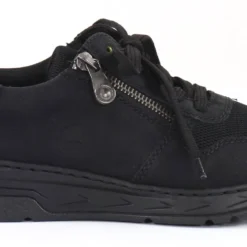 Rieker Naisten Kävelykengät Irroitettavalla Pohjallisella M0031-00 Musta