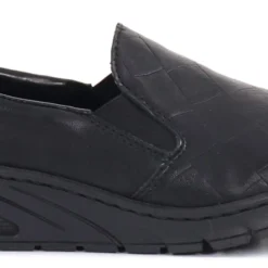 Rieker Naisten Kiilakantaiset Kävelykengät N3363-00 Musta