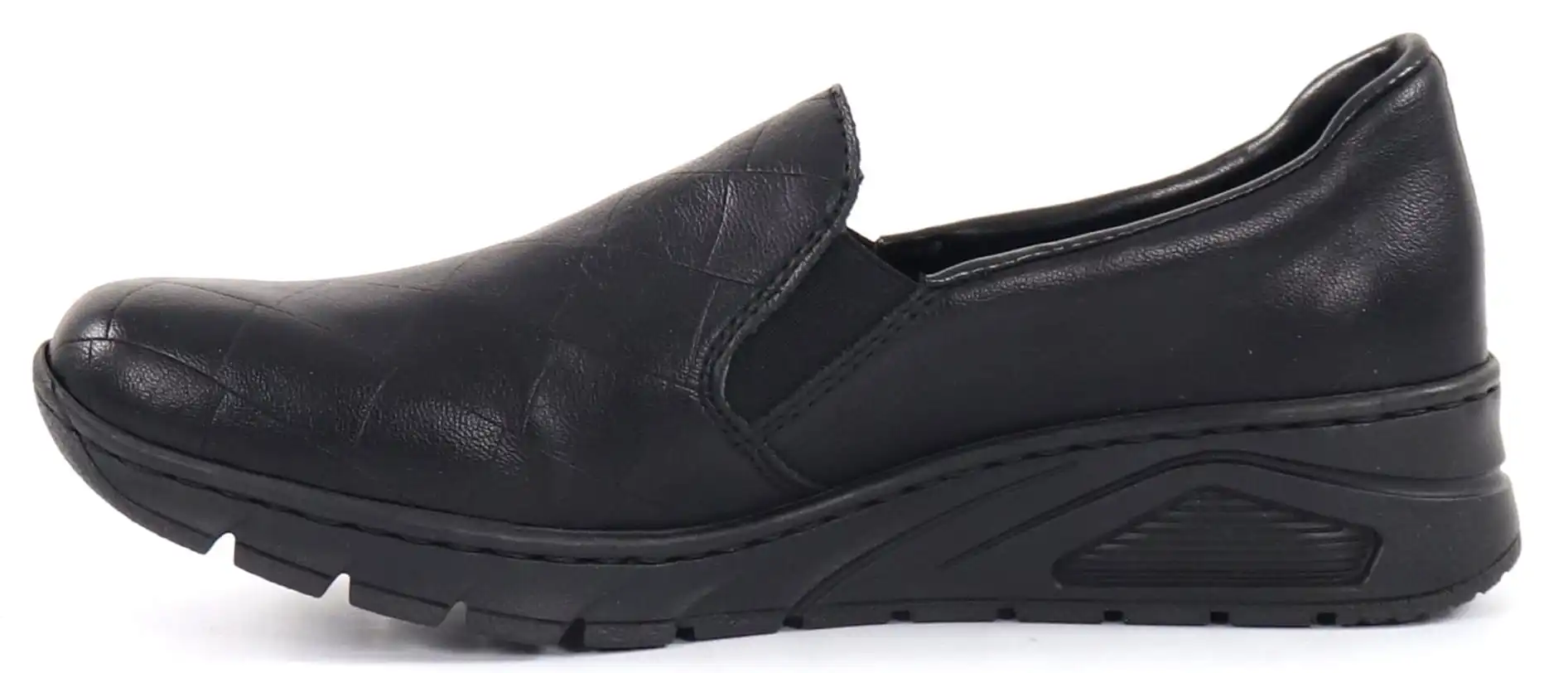 Rieker Naisten Kiilakantaiset Kävelykengät N3363-00 Musta 2 Rieker Naisten Kiilakantaiset Kävelykengät N3363-00 Musta - Image 2