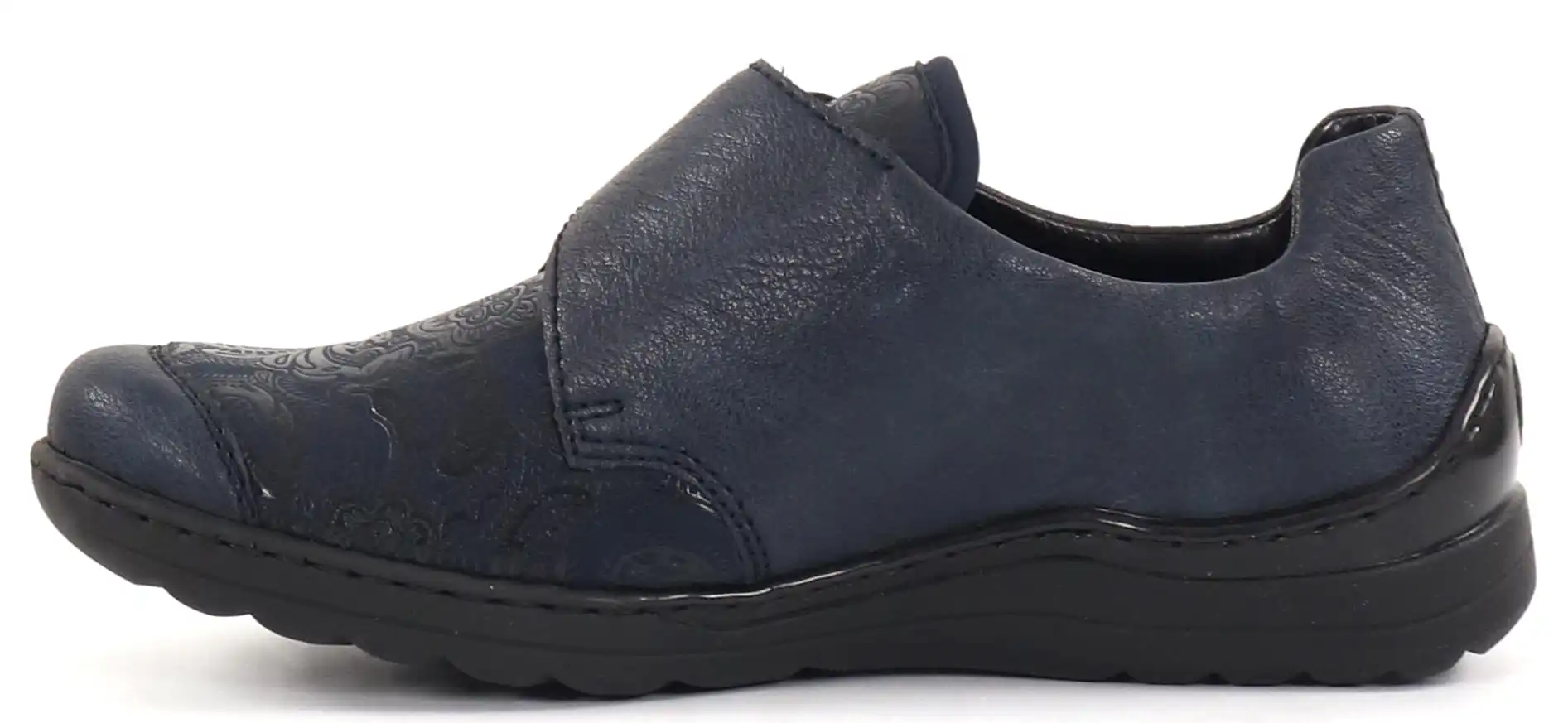 Rieker Naisten Leveälestiset Kävelykengät 48951-14 Sininen 2 Rieker Naisten Leveälestiset Kävelykengät 48951-14 Sininen - Image 2