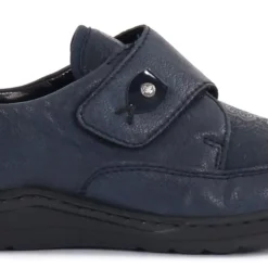 Rieker Naisten Leveälestiset Kävelykengät 48951-14 Sininen