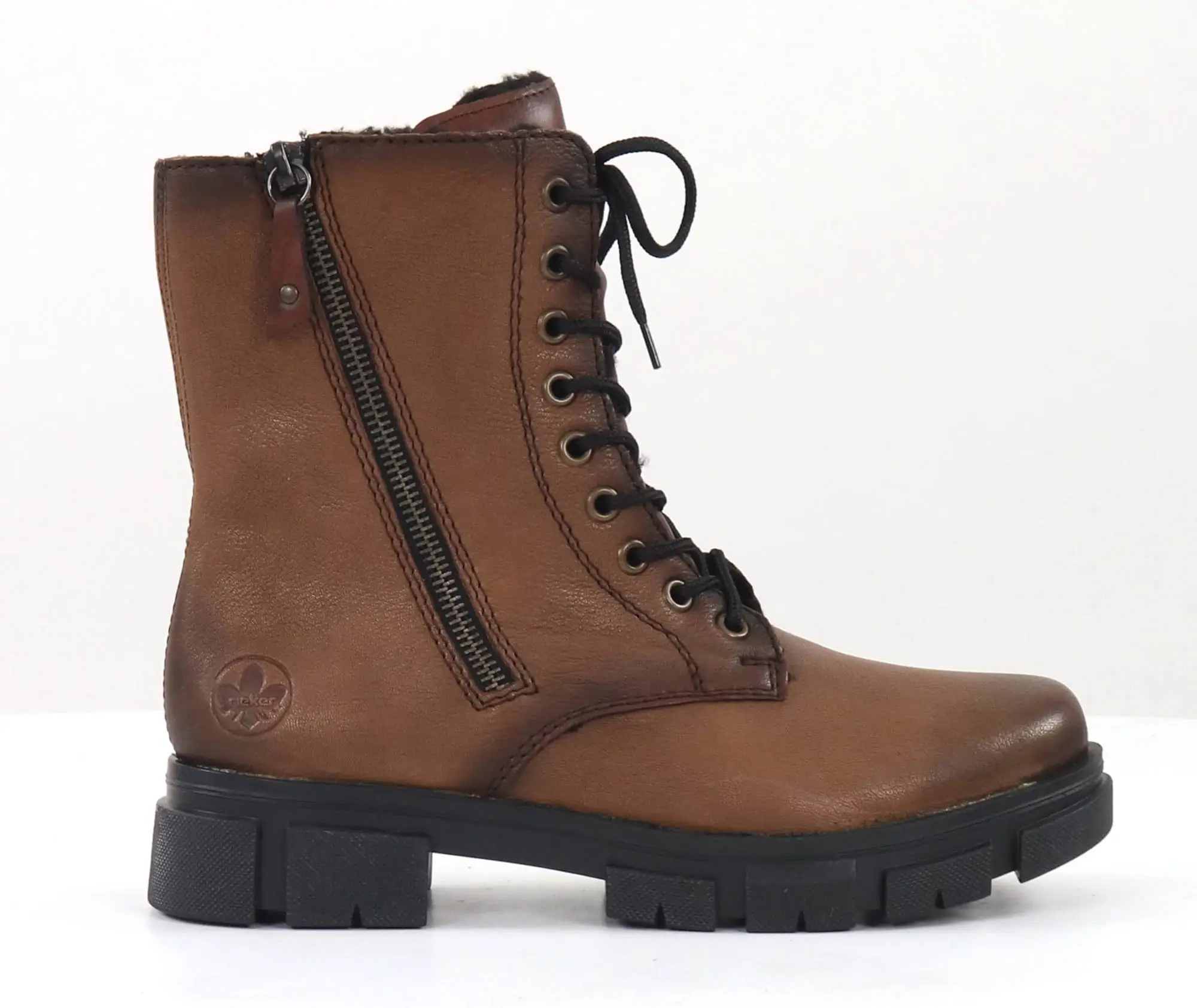 Rieker Naisten Nahkanilkkurit Y7122-20 Ruskea 1 Rieker Naisten Nahkanilkkurit Y7122-20 Ruskea