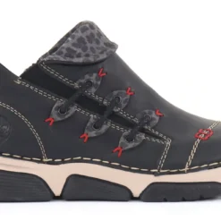 Rieker Naisten Nilkkurit 45983-00 Musta/multi