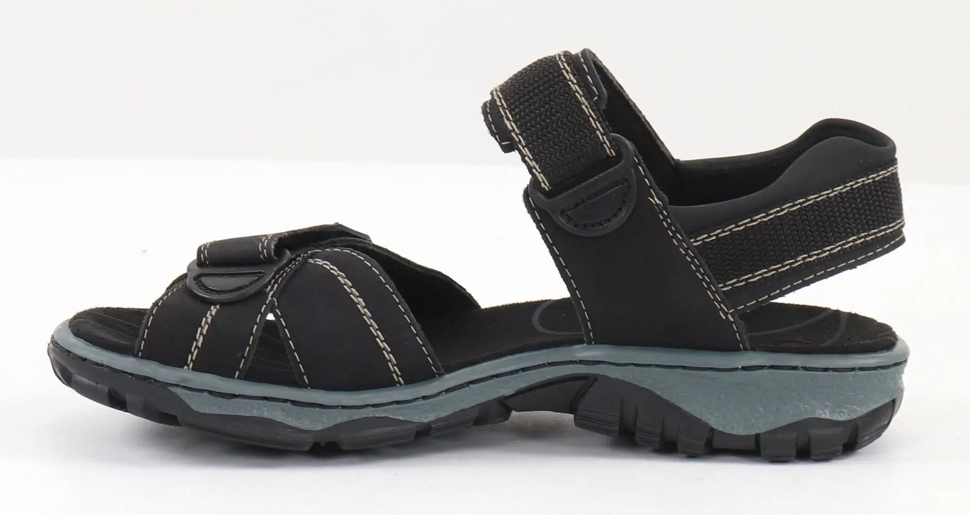 Rieker Naisten Säädettävät Sandaalit Nahkaa 68851-00 Musta 2 Rieker Naisten Säädettävät Sandaalit Nahkaa 68851-00 Musta - Image 2