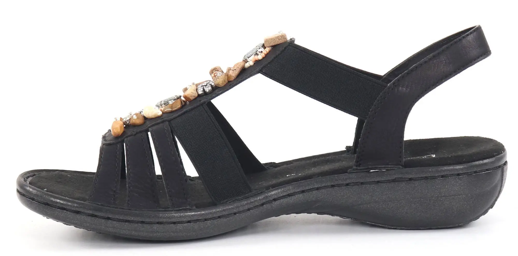 Rieker Naisten Sandaalit 60869-00 Musta 3 Rieker Naisten Sandaalit 60869-00 Musta - Image 3