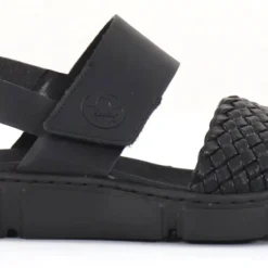 Rieker Naisten Sandaalit 68983-00 Musta