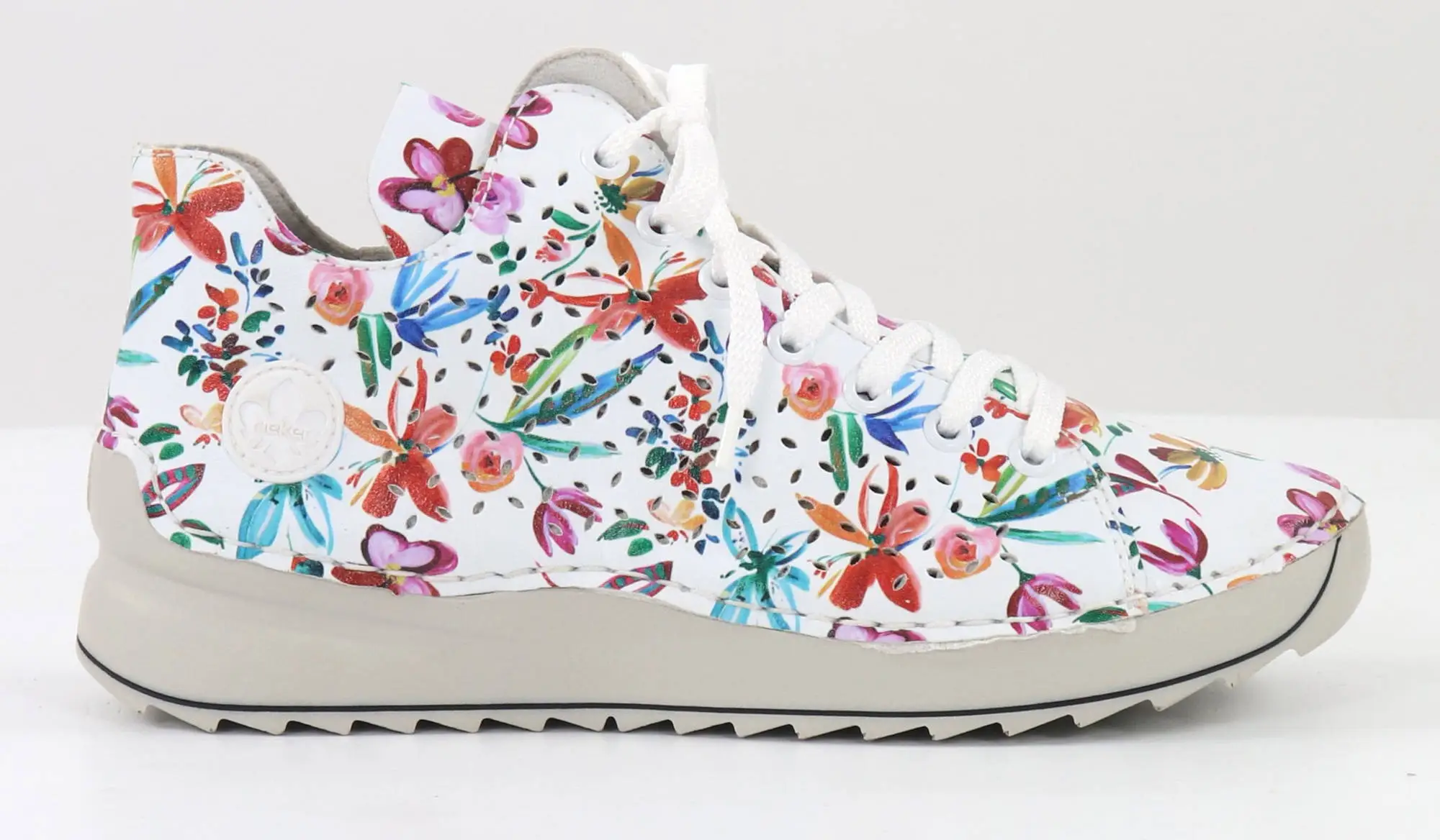 Rieker Naisten Tennarit 51516-90 Valkoinen 1 Rieker Naisten Tennarit 51516-90 Valkoinen