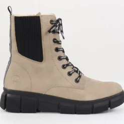 Rieker Naisten Lampaanvillavuoriset Nilkkurit X3414-60 Beige